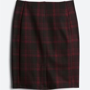Liverpool Bia Knit Pencil Skirt Size 2 Plaid